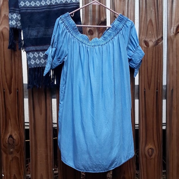 Forever 21 Off the Shoulder Dress Short Sleeve M - Picture 6 of 6